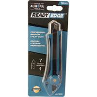 Couteau professionnel de 18 mm READYEDGE, Acier inoxydable, Robuste, Prise en Caoutchouc Equipment World