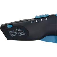 Couteau de s&eacute;curit&eacute; r&eacute;tractable READYEDGE, Acier inoxydable, Robuste, Prise en Plastique/Aluminium Equipment World