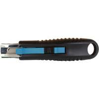 Couteau de s&eacute;curit&eacute; r&eacute;tractable standard READYEDGE, Acier inoxydable, Prise en Caoutchouc Equipment World