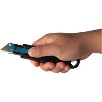 Couteau de s&eacute;curit&eacute; r&eacute;tractable standard READYEDGE, Acier inoxydable, Prise en Caoutchouc Equipment World