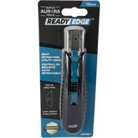 Couteau de s&eacute;curit&eacute; r&eacute;tractable standard READYEDGE, Acier inoxydable, Prise en Caoutchouc Equipment World