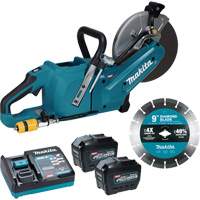 40Vmax XGT Brushless Power Cutter with 8.0Ah Batteries Kit, 9", 40 V Equipment World