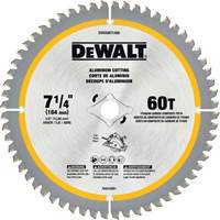 Tungsten Carbide-Tipped Steel Circular Saw Blade, 7-1/4", 60 Teeth, Non-Ferrous Use Equipment World