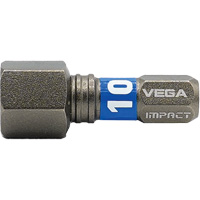 Impactech&reg; Insert Bit, Hex, 10 mm, 1/4" Drive Equipment World
