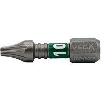 Impactech&reg; Insert Bit, Torx&reg; Tamper, T-10, 1/4" Drive Equipment World