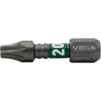 Impactech&reg; Insert Bit, Torx&reg; Tamper, T-20, 1/4" Drive Equipment World