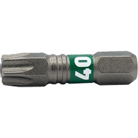 Impactech&reg; Insert Bit, Torx&reg; Tamper, T-40, 1/4" Drive Equipment World