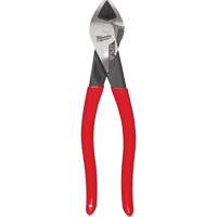 Angled Head Diagonal Dipped Grip Cutting Pliers, 8" L Equipment World