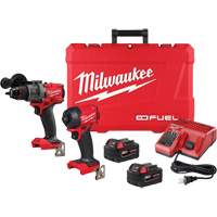 M18 FUEL 2-Tool ½” Hammer Drill Driver & SURGE ¼” Hex Hydraulic Driver Combo Kit, Lithium-Ion, 18 V Equipment World