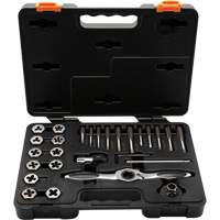 SAE Ratcheting Tap & Die Set, 27 Pieces Equipment World