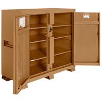 Model 139 Jobsite Cabinet with Padlock, Steel, 59.4 Cubic Feet, Tan Equipment World