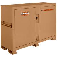 Model 129 Bin Storage Cabinet with Padlock, Steel, 48 Cubic Feet, Tan Equipment World