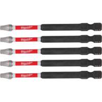 SHOCKWAVE Impact Recess Power Bits, Square, 2 Tip, 3-1/2" Length Equipment World