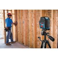 Niveau laser &agrave; lignes crois&eacute;es auto-nivelant avec points daplomb Equipment World