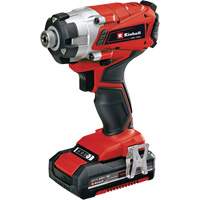 Cordless Impact Driver Kit, 1/4", 1240 in-lbs Max. Torque, 18 V, Lithium-Ion Equipment World