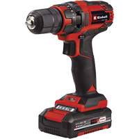 Cordless Drill/Driver Kit, Lithium-Ion, 18 V, 3/8" Chuck, 310 in-lbs Torque Equipment World