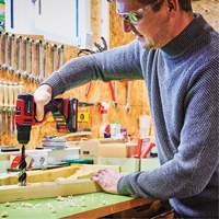 Cordless Drill/Driver Kit, Lithium-Ion, 18 V, 3/8" Chuck, 354 in-lbs Torque Equipment World