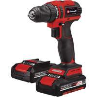 Cordless Drill/Driver Kit, Lithium-Ion, 18 V, 3/8" Chuck, 354 in-lbs Torque Equipment World