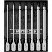 Long Metric Bit Socket Set, Hex Ball, 3/8" Drive, 7 Pcs Equipment World