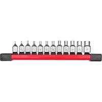 Long SAE Bit Socket Set, Hex, 1/4" Drive, 12 Pcs Equipment World
