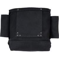 Phantom Collection Nut & Bolt Bag with 2 Sleeves, Canvas, 3 Pockets, Black Equipment World