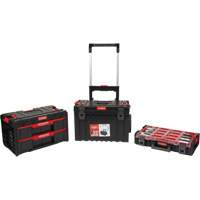 Ensemble de d&eacute;part roulant de coffres &agrave; outils Arx de 3 morceaux, 25-1/5" x 19" x 42-2/5", Noir Equipment World