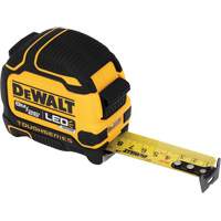 TOUGHSERIES Lighted Tape Measure, 26'/8 m, Imperial & Metric Graduations Equipment World