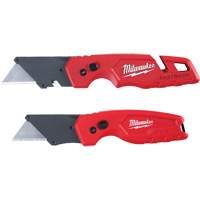 2-Piece FASTBACK Folding Utility Knife Set, Plastic Handle Equipment World