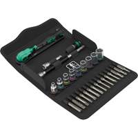 SA 15 Zyklop Comfort Ratchet Set with Reversing Lever, 28 Pcs, 1/4" Drive Size Equipment World