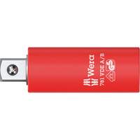 Adaptateur isol&eacute; VDE A/B, Prise 1/4", Douille 3/8", 2,78" lo, Sph&eacute;rique Equipment World