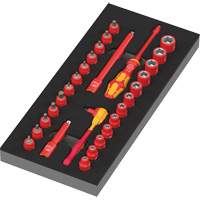 Insert en mousse pour jeu avec cliquet 8007 A VDE Zyklop VDE 1, 1000 V, 30 M Equipment World