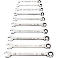 Jeu de cl&eacute;s &agrave; 12 pans et 90 dents, Combinaison &agrave; cliquet, 10 morceaux, Imp&eacute;rial Equipment World