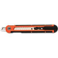 9mm Snap Off Blade Retractable Knife, Steel, Plastic Handle Equipment World