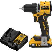 Ensemble visseuse-perceuse sans fil et sans balai ATOMIC COMPACT SERIES, Lithium-ion, 20 V, Mandrin 1/2" Equipment World