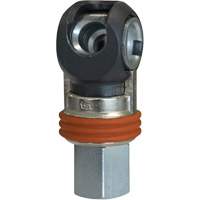 TOPQUIK SC Industrial Swing Quick Coupler, Nickel-Plated Steel, 3/8", Female NPT, 360 PSI Equipment World