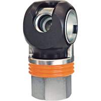 TOPQUIK SC Industrial Quick Coupler, Nickel-Plated Steel, 1/2", Female NPT, 359 PSI Equipment World