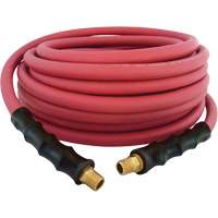 MAXPRO Rubber Hose, Air/Water, EPDM Rubber/Polyester, 3/8" dia. x 50', 300 psi, 1/4 NPT Equipment World