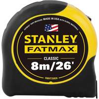 FATMAX&reg; Tape Measure, 1-1/4" x 26'/8 m, Imperial & Metric Graduations Equipment World