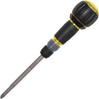 Tournevis &agrave; cliquet Fastbit Tru-Grip, embouts Phillips et &agrave; fente, 8-1/2" lo, Prise Plastique/Coussin&eacute;e Equipment World