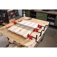 Heavy-Duty I-Beam Steel Bar Clamp, 36" (914.4 mm) Capacity, 2" (50.8 mm) Throat Depth Equipment World