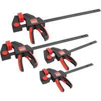 4-Piece Medium & Large Trigger Clamps Set, 12" (304.8 mm)/6" (152.4 mm) Equipment World