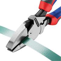 Pince pour monteurs de lignes &agrave; levier d&eacute;multipli&eacute;, type Nouvelle-Angleterre avec tire-fil, sertisseur et poign&eacute;e KNIPEXTEND Equipment World