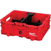 Bac &agrave; profil bas PACKOUT, 15" x 18-5/8" x 6-5/8", Noir/Rouge Equipment World