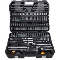 Jeu d'outils de m&eacute;canicien avec coffret moul&eacute; par soufflage Equipment World