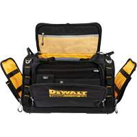 ToughSystem&reg; 2.0 Dirt Repellent Jobsite Tool Bag, 1680 Denier, 50 Pockets, Black/Yellow Equipment World