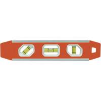 Niveau Torpedo renforc&eacute;, 9" lo, Aluminium, 3 fioles, Magn&eacute;tique Equipment World