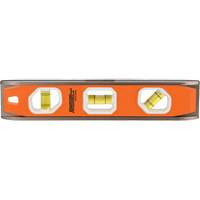 Niveau Torpedo avec rainure en V GripTight, 10" lo, Aluminium, 3 fioles, Magn&eacute;tique Equipment World