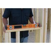 Niveau avec embouts de protection, Boîte, 2' lo, Aluminium, 3, Magn&eacute;tique Equipment World