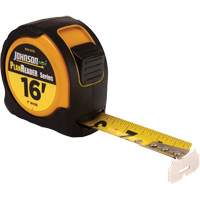 Ruban &agrave; mesurer Plan Reader avec agrafe de ceinture en acier, 1" x 16', Marques de goujon 1/16" Equipment World