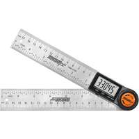Localisateur d'angle num&eacute;rique et r&egrave;gle, 7" lo, Acier inoxydable, Graduations de 1/32" Equipment World